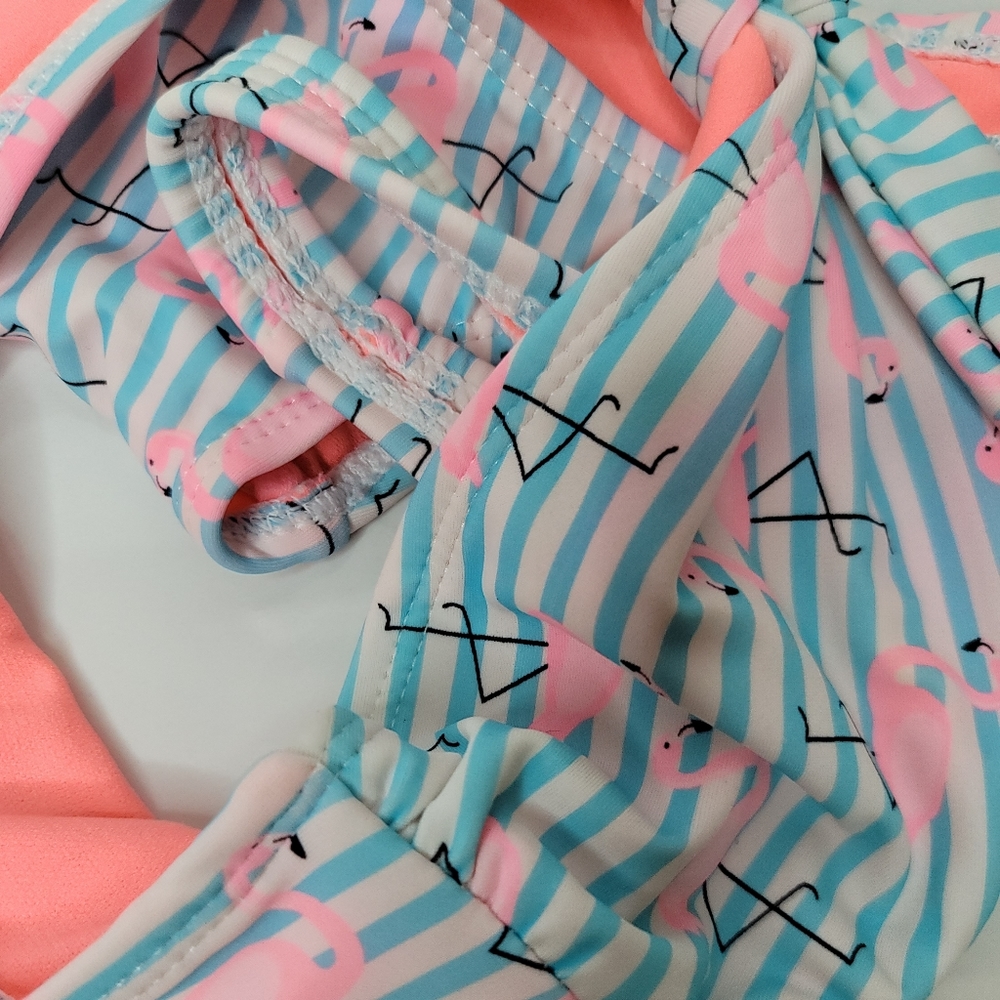 Flamingo Bikini Top | No Boundaries - Picture 4 of 4